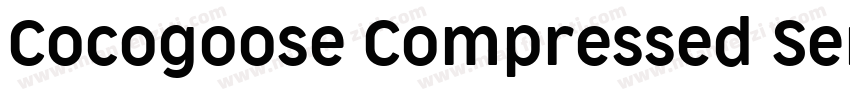 Cocogoose Compressed Semilight字体转换